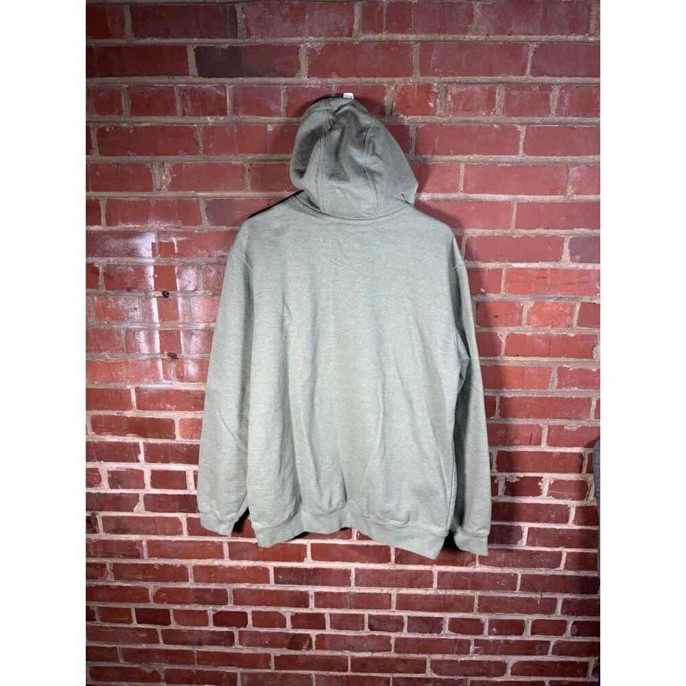 Carhartt Hoodie Sweatshirt Pullover Loose Fit Green Shamrock Irish Mens Medium